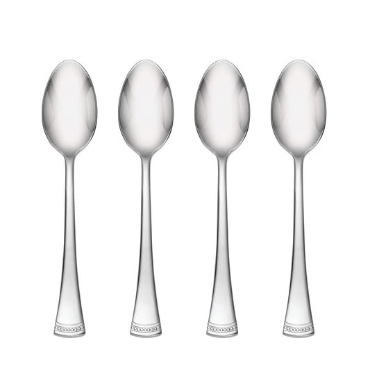Lenox Portola Teaspoons, Set of 4, 0.35, Metallic