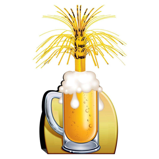 Beistle Beer Mug Centerpiece, 15-Inch