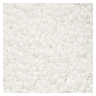 John Bead Craft Bead, Size 11, Chalk White