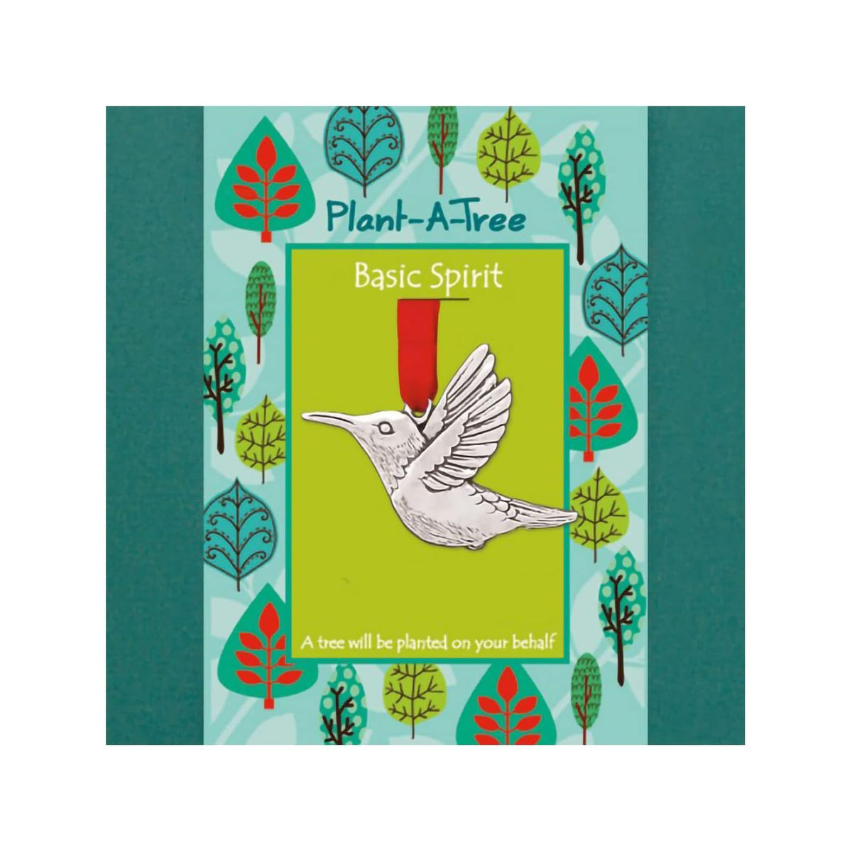 Basic Spirit Hanging Ornament, 4" X 6", Red