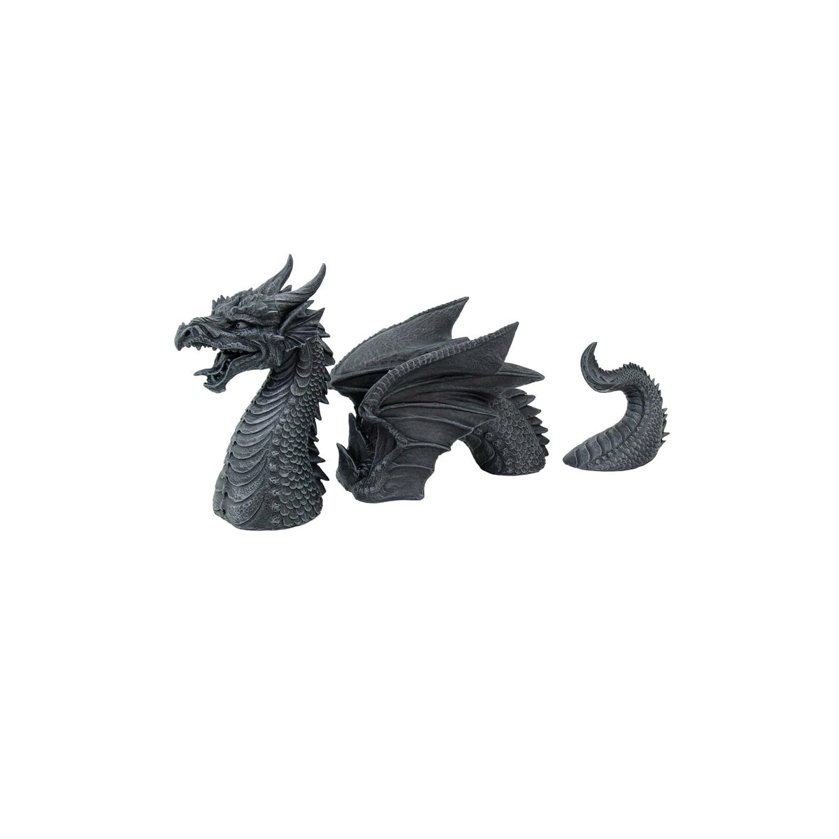 Pacific Giftware Figurine, 19 7/8" x 5 1/8" x 9 1/2", Gray