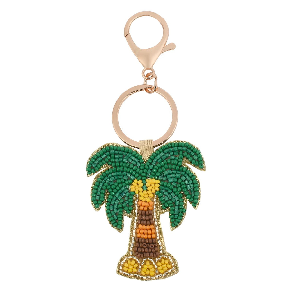 Bamboo Trading Keychain, 4-Inch, Palm