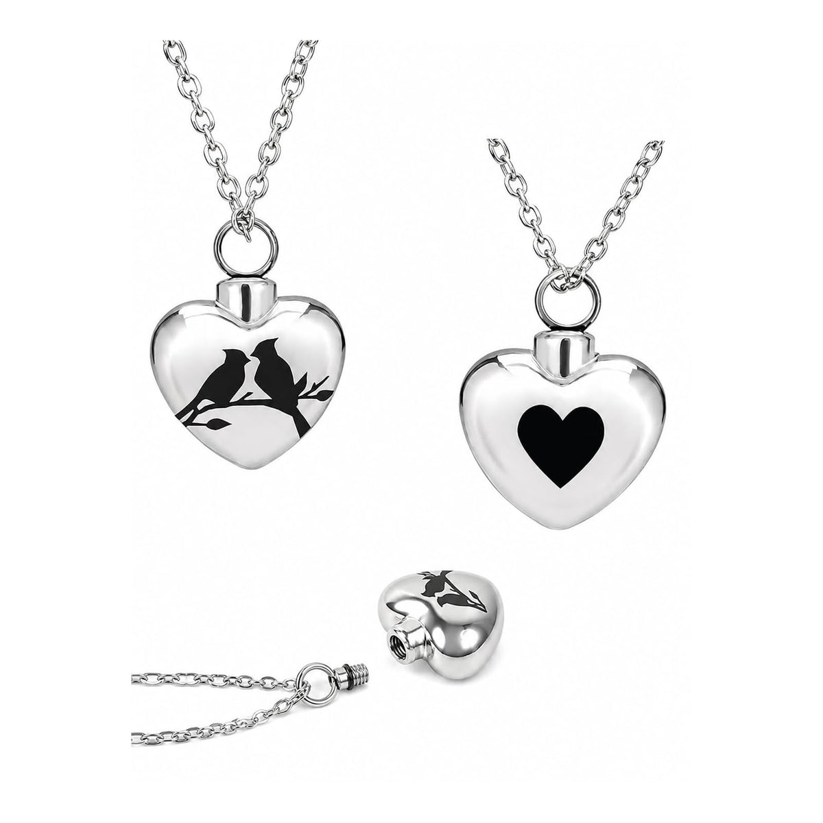 Pavilion Gift Company Necklace, 6.5"-18.5" adjustable, silver