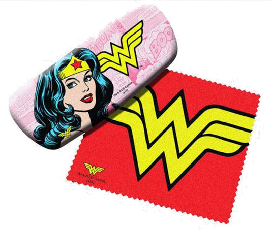 Spoontiques Wonder Woman Eyeglass Hard Case w/ Matching Lens Cloth