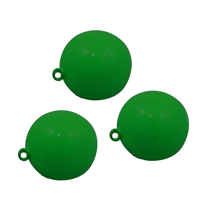 3 Pack Salmon Cannonball Weight Lead Downrigger Sinker (Green)