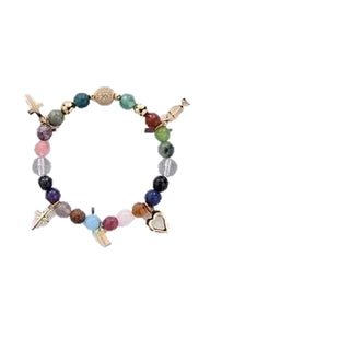 Roman Bracelet, 7-inches Length, Multicolor