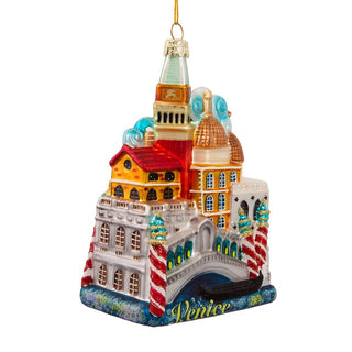 Kurt Adler C7569 5" Venice Cityscape Glass Ornament