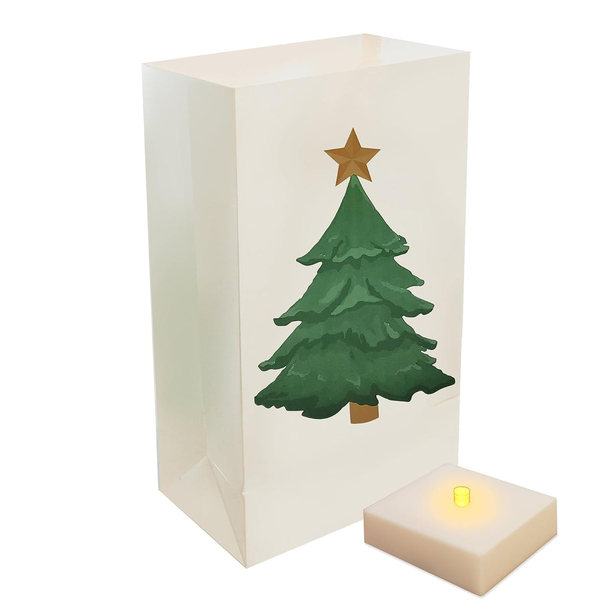 Lumabase Lamp, One Size, Holiday Tree