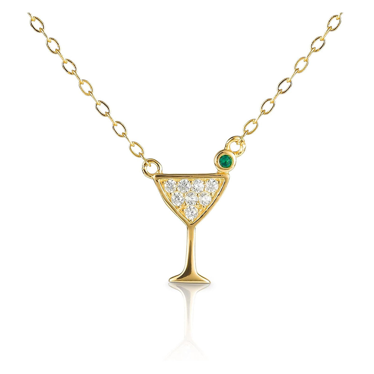 Diamond Treats Necklace, 13.6 mm, Gold - Version 2