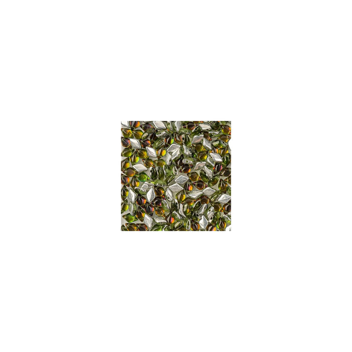 John Bead Craft Bead, Peridot Yellow Backlit Heliotrope