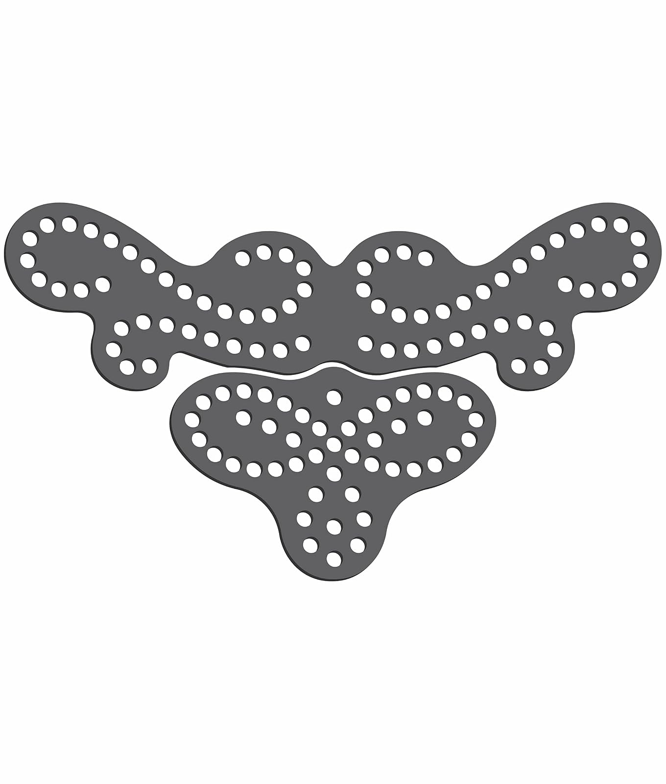 Rhinestone Genie Artistic Accents 002 Magnetic Rhinestone Template, Black