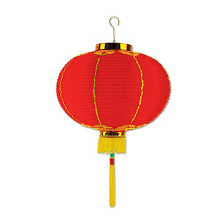 Beistle Candle Holder, Small, Red/Gold