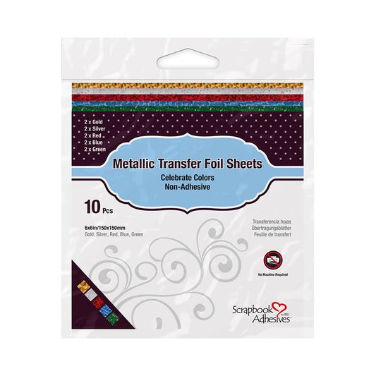 Scrapbook Adhesives by 3L Metallic Transfer Foil Sheets-Holographic, Various