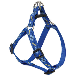 LupinePet Originals 3/4" Dapper Dog 20-30" Step In Harness for Medium Dogs