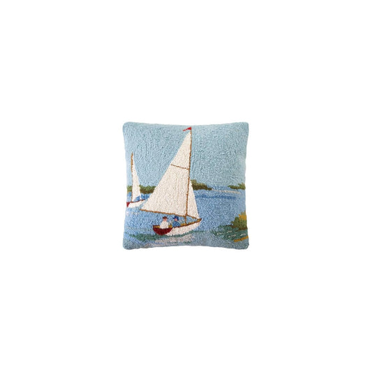 Peking Handicraft Pillow, 16 x 16, Multicoloured