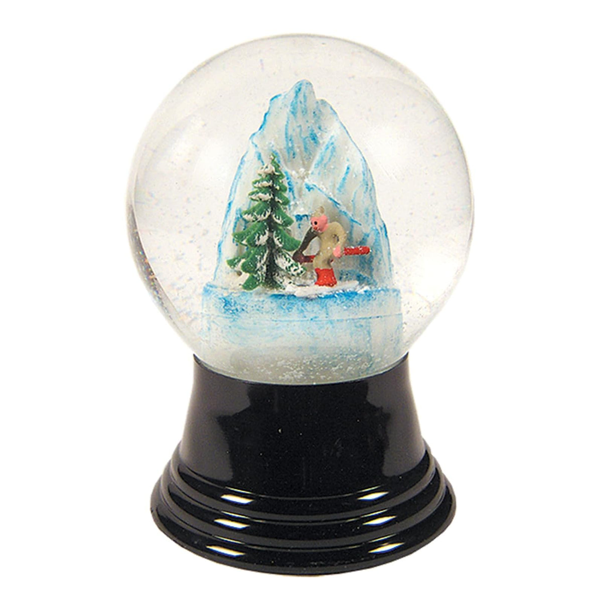 Off the Wall Toys Snow Globe, 5" x 3" x 3", White