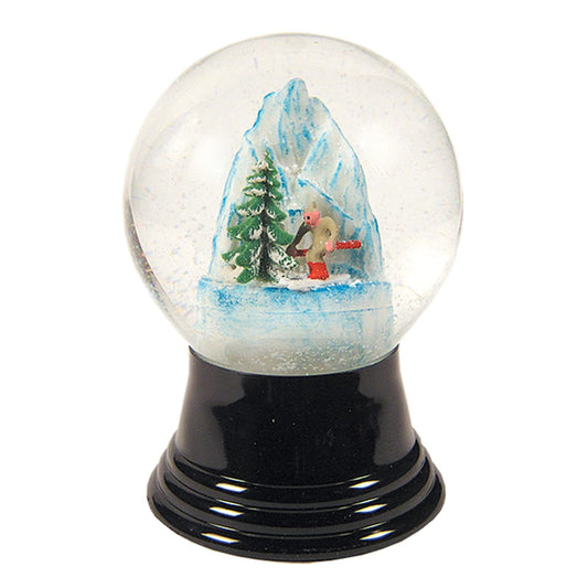 Off the Wall Toys Snow Globe, 5" x 3" x 3", White
