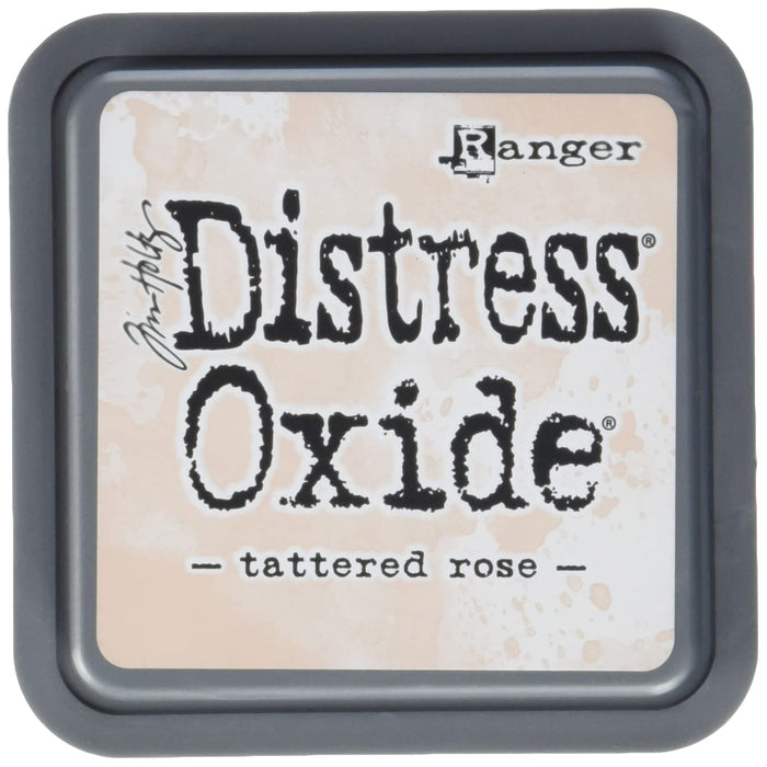 Ranger Rubber Stamp, 3 x 3 inches, Tattered Rose