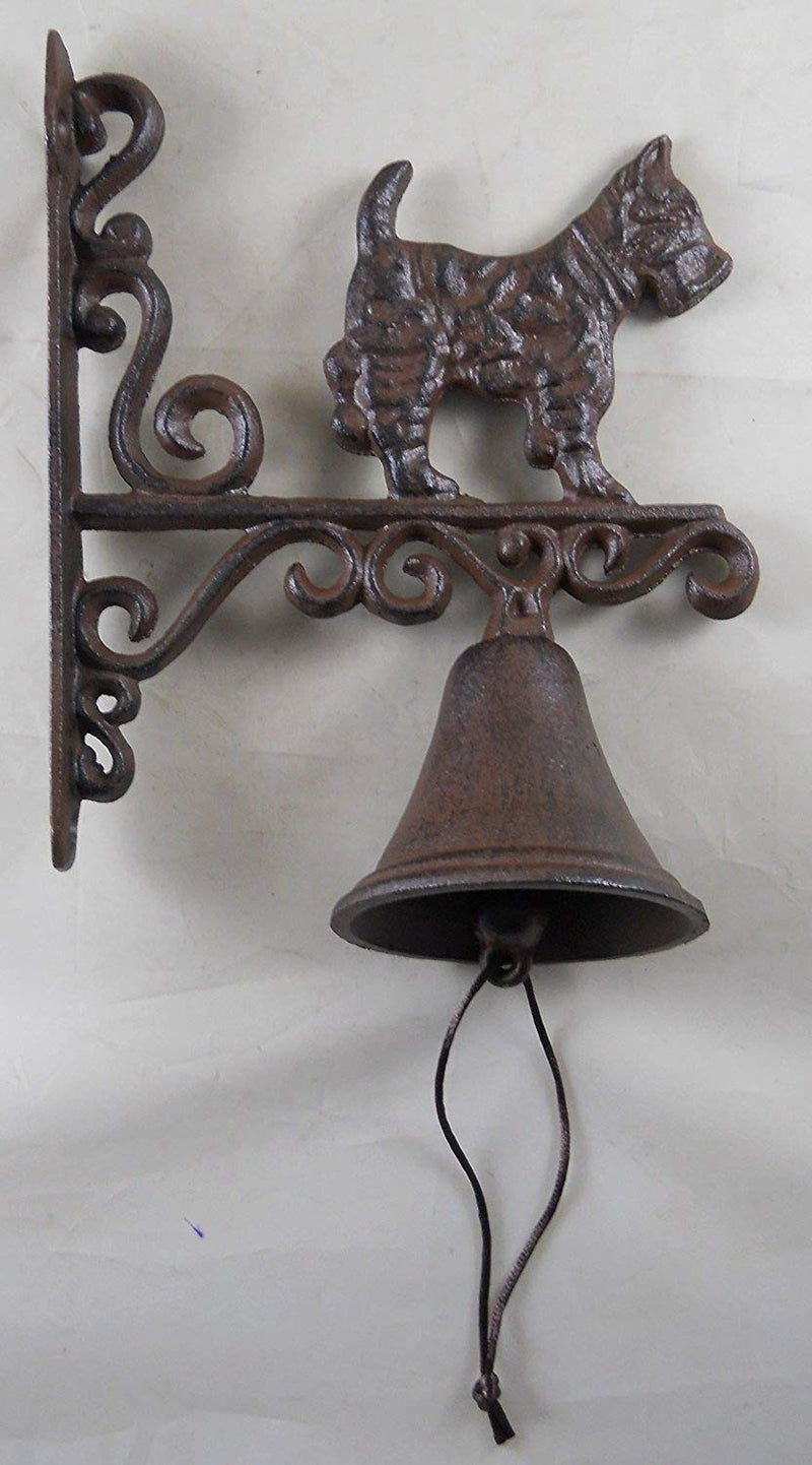 Cast Iron Hanging Scottie Dog Bell