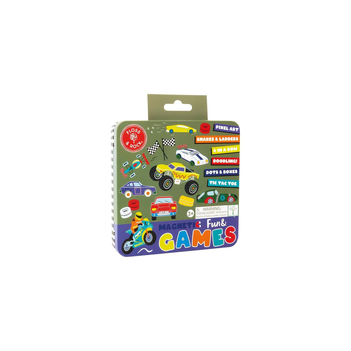 Floss & Rock Toys And Games, 6.29 x 6.29 x 1 inches, Cars
