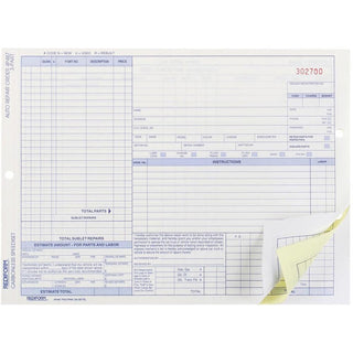 Rediform Paper Product, 8.5" x 11.625", White/Yellow/Pink