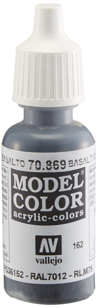 Vallejo Paint, 0.57 Fl Oz (Pack of 1), Basalt Grey