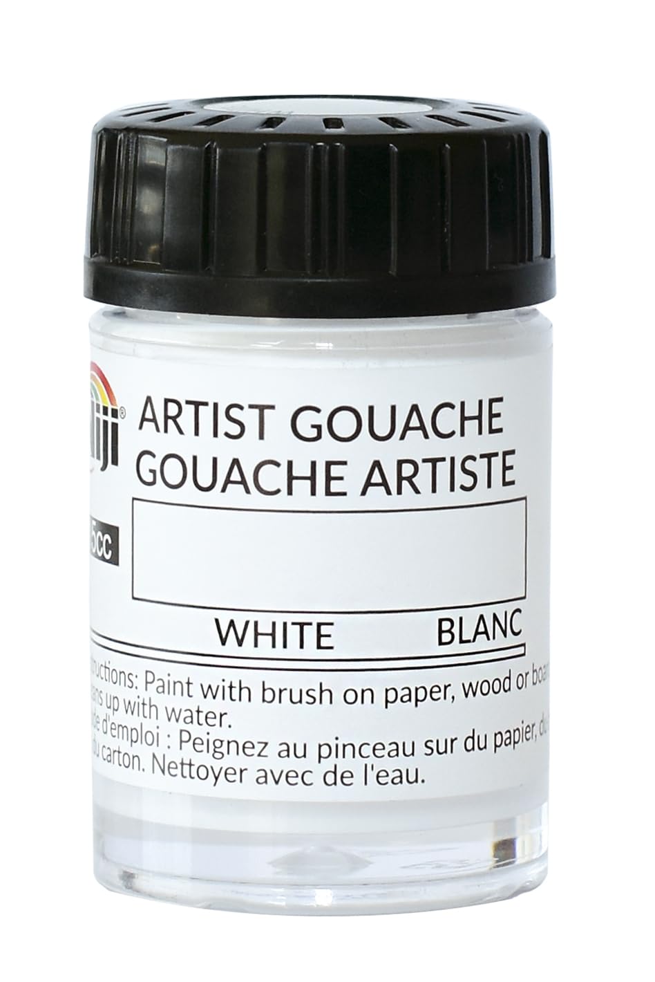 Yasutomo Niji Artist Gouache, White, 15 cc, Arts and Crafts Supplies