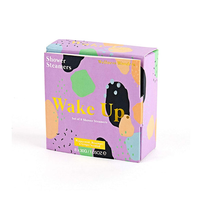 Gift Republic Wellness Wonders Shower Steamer Bombs - Wake Up (Peppermint, Rosemary & Ginger Scent)