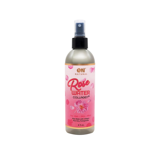 ON Natural - Rose Water [Collagen] 8oz, Facial and Hair Mist