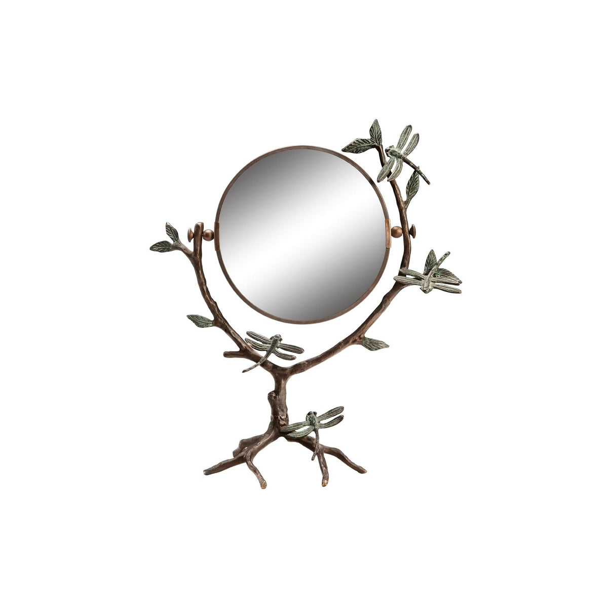 SPI Home Mirror, 15"L x 13"W, Brass