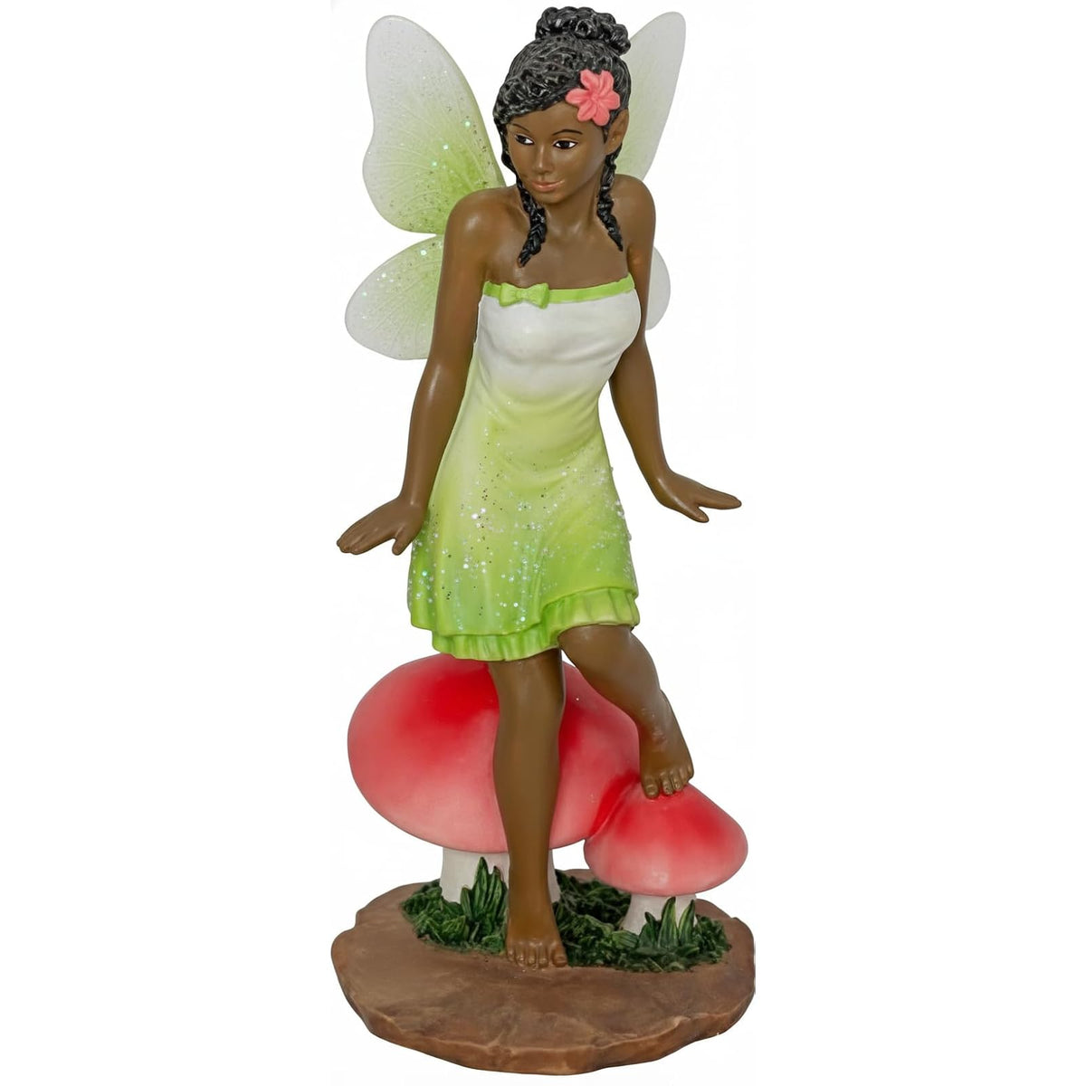 Ebony Treasures Figurine, 9.5 inches, Green