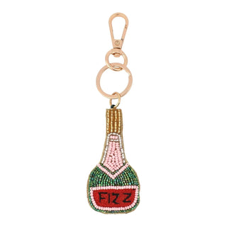 Bamboo Trading Keychain, 4-Inch, Wine Bottle