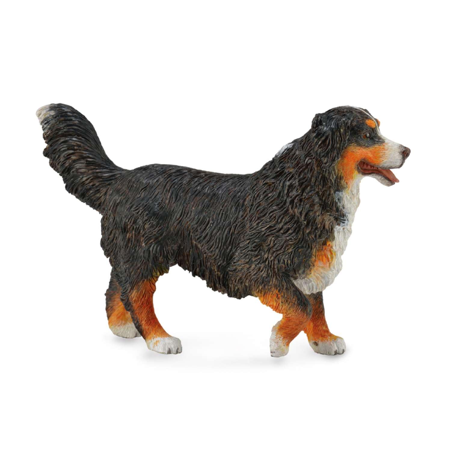 Breyer Horses Collecta Bernese Mountain Dog Animal Toy, 4.1"L x 2.6"H