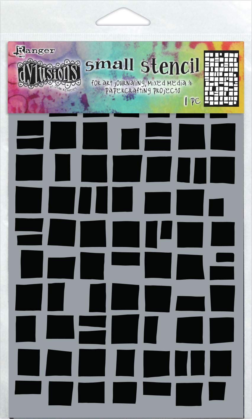Dylusions Template Stencil, One Size, Betsy's Block