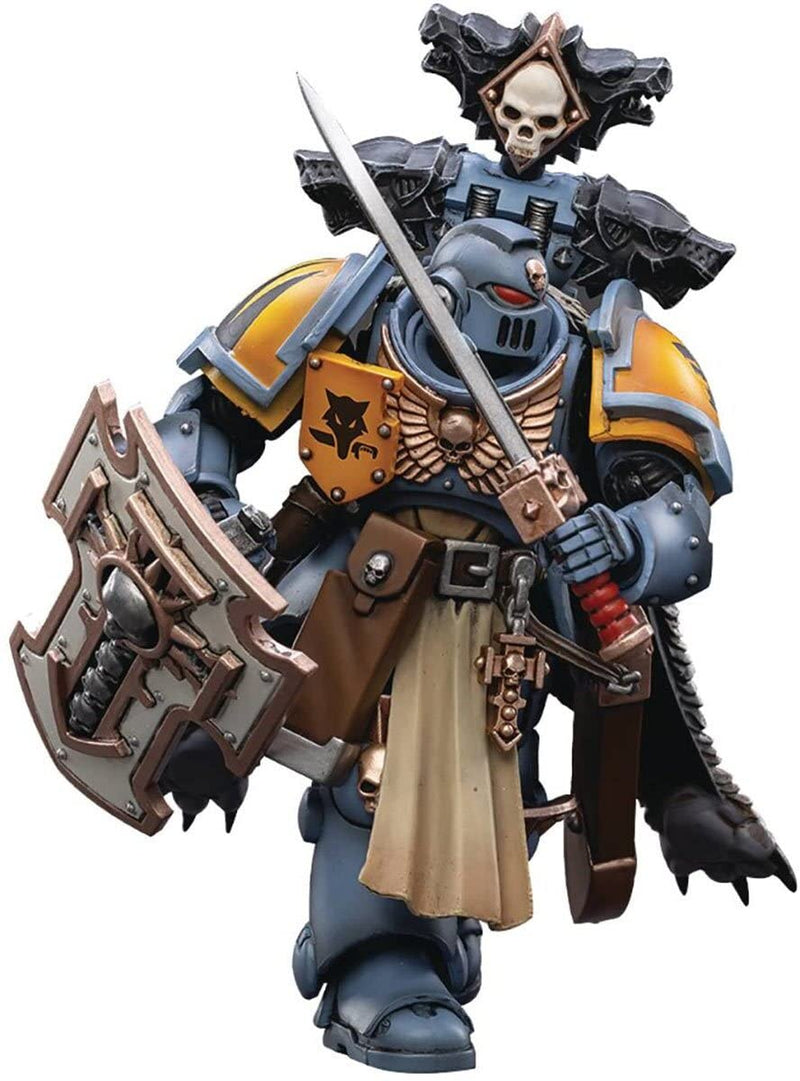 HUAXI DARK SOURCE(HAINAN)TECH JOYTOY WH 40K PRIMARIS Space Wolves BLADEGUARD Vet 1/18 FIG