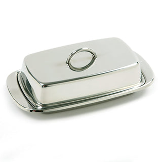 Norpro Butter Dish, 1, Silver