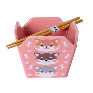Urban Tokyo Dishware Bowl, 18 fl oz, Shiba Inu
