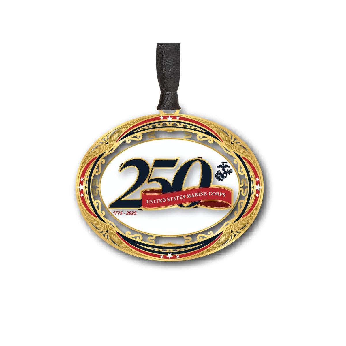 Beacon Design Hanging Ornament, Metallic (Gold, Silver), Classic