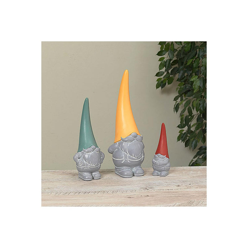 Gerson Company Set of 3 Resin Gnomes 12" H