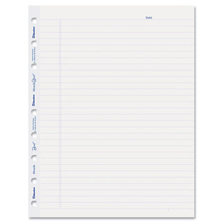 Blueline Writing Paper, 9 1/4 x 7 1/4, White