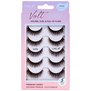 Cala False Eyelash, 1 count (Pack of 5), Black