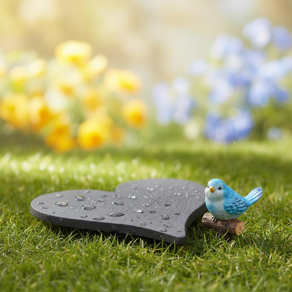 Comfy Hour Cast Iron Garden Stepping Stone - Heart