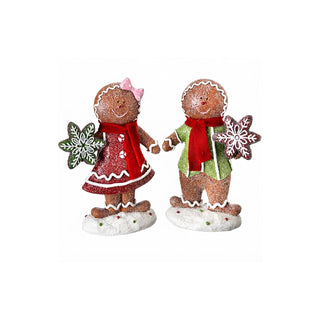 Regency International Figurine, 8.5 Inches, White With Red and Green Accents