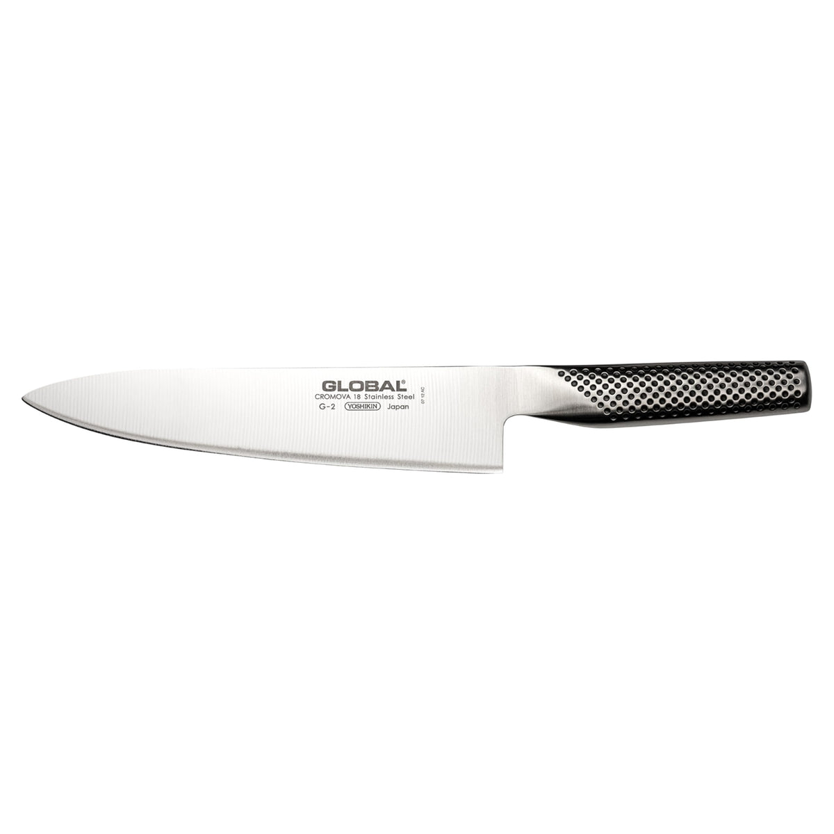 Global Kitchen Knife, 8" Standard, Silver