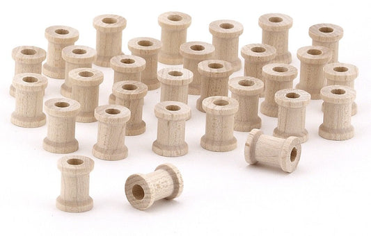 Hygloss Products Wooden Spools for Arts and Crafts ‚Äì Splinter Free ‚Äì 5/8 Inch, 30 Pieces (8571)