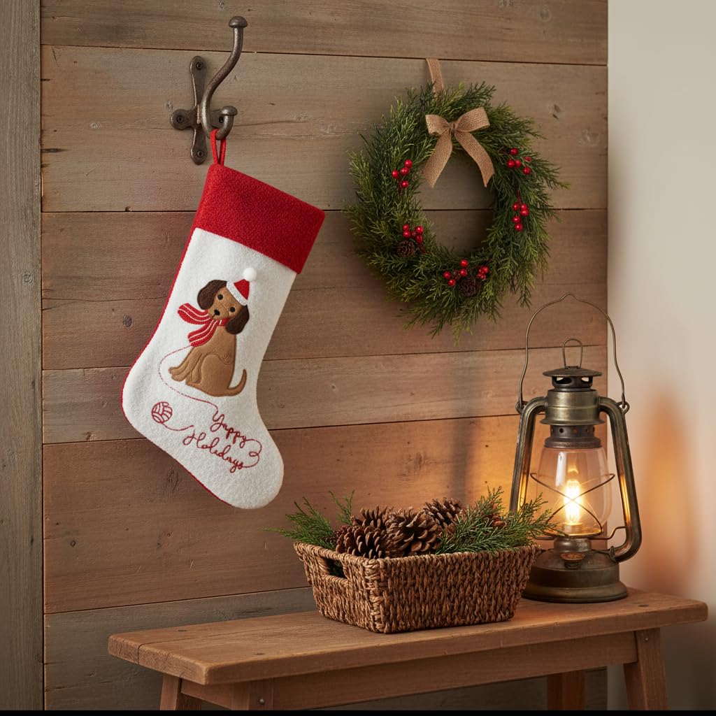 Comfy Hour Home, Red White, rustic