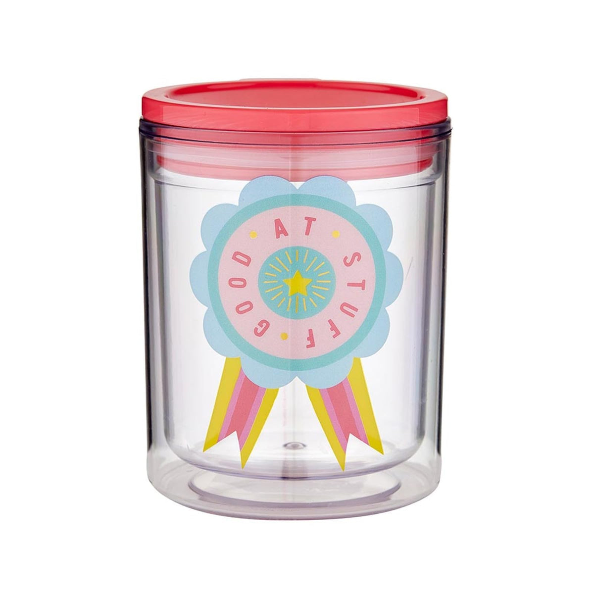 Slant Collections Drinking Cup, 12 Ounces, Good At Stuff