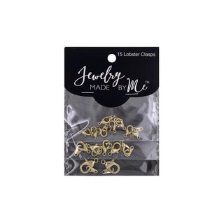 JEWELRY MADE BY ME Jewelry Finding, Lobster Clasps (8mm, 6mm, & 5mm) | Gold, Gol