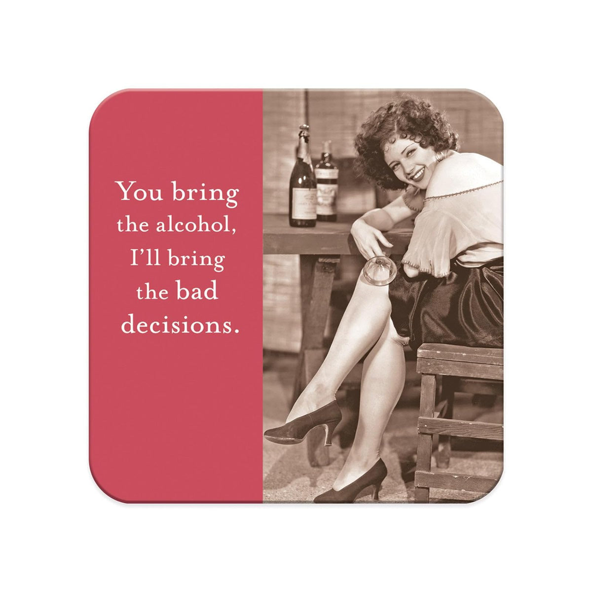 Shannon Martin Design Drink Coaster, 3.75", Multicolor