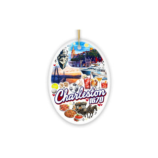 OrnamentallyYou Hanging Ornament, Historically Vibrant Charleston Ornament, Char
